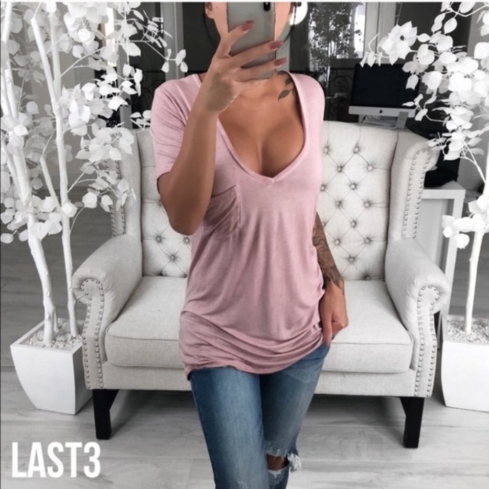 LUNA T Shirt // Dusty Pink